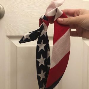 American flag bandana